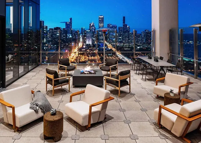 S Loop 1br W Pool Lounge Nr Cta Trains Chi-353 *