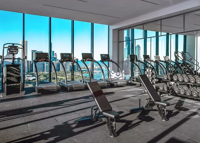 Apartamento S Loop 1br W Pool Lounge Nr Cta Trains Chi-353 *